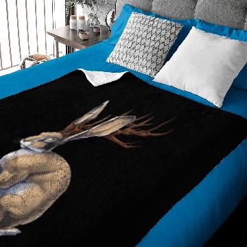 Discover Jackalope Cryptid Creature Baby Blankets
