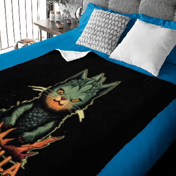 Discover Catzilla Baby Blankets
