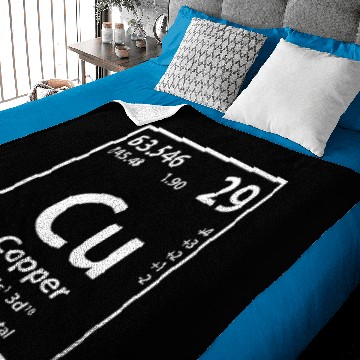 Discover Copper Element (white) Baby Blankets