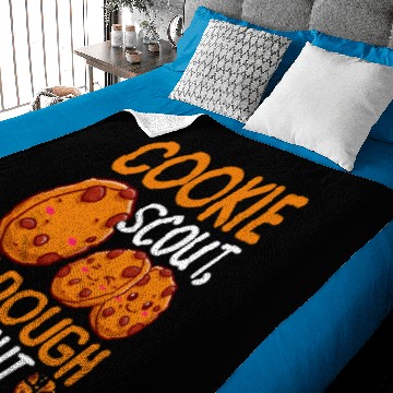 Discover Funny Cookie Dealer Baby Blankets