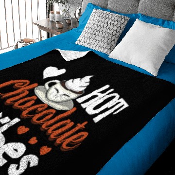 Discover Hot Chocolate Vibes Baby Blankets