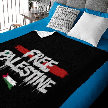 Discover free palestine graffiti Baby Blankets
