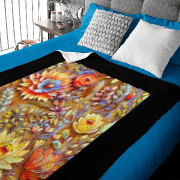 Discover Impressionist Blossoms Tapestry Baby Blankets