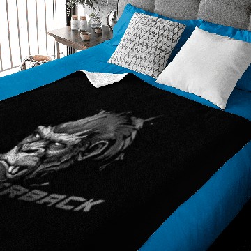 Discover Mighty Silverback: Gorilla Portrait Baby Blankets