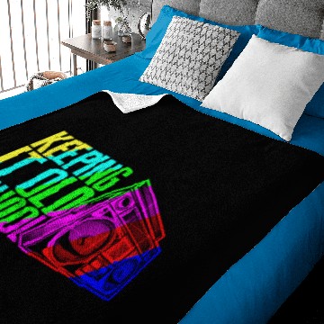 Discover Music Baby Blankets, Keeping It Old School Stereo Retro