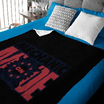 Discover Mechanic Mode On Automotive Technician Auto Baby Blankets