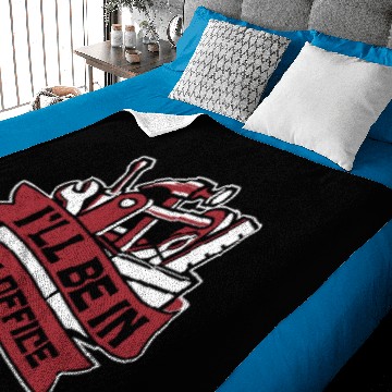 Discover I'll Be In My Office Mechatronics Engineer Auto Baby Blankets