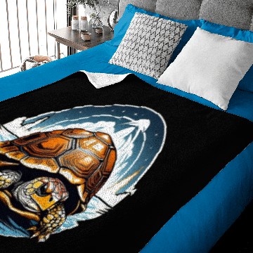 Discover Box turtle ecology human responsibility Baby Blankets