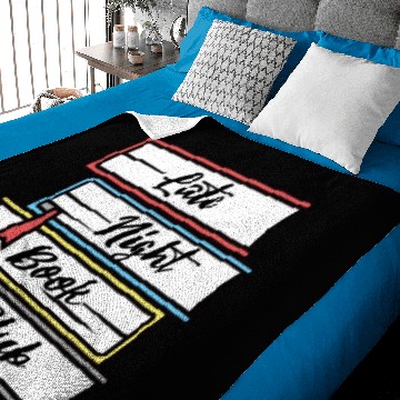 Discover Late Night Book Club Baby Blankets