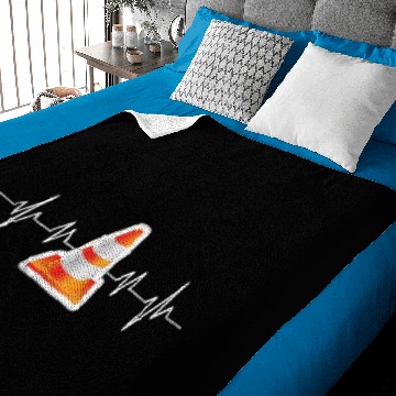 Discover I'd hit that traffic cone Baby Blankets