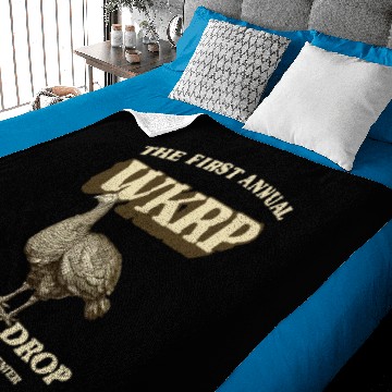 Discover WKRP Turkey Drop Baby Blankets