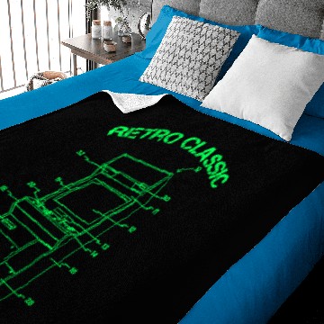Discover Retro Classic Gaming Baby Blankets