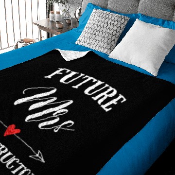 Discover Future Mrs yoga instructor Baby Blankets