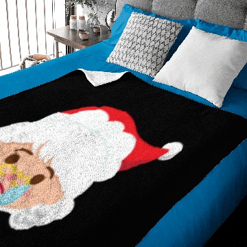 Discover Mrs Claus Emoticons Crying Tears Funny Christmas Baby Blankets