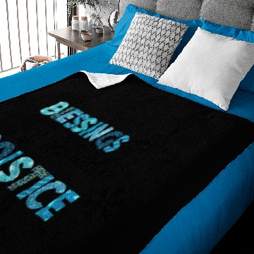 Discover Blessings winter solstice Baby Blankets