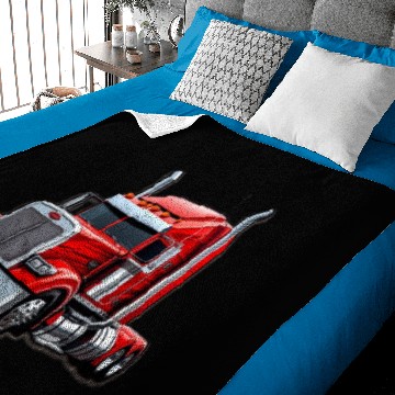 Discover Red clean Peterbilt Baby Blankets