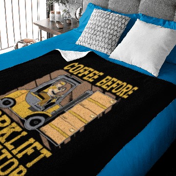 Discover Forklift Operator Coffee Truck Driver Coffee Lover Baby Blankets