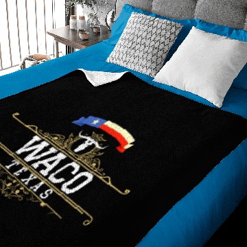 Discover Waco Texas Baby Blankets