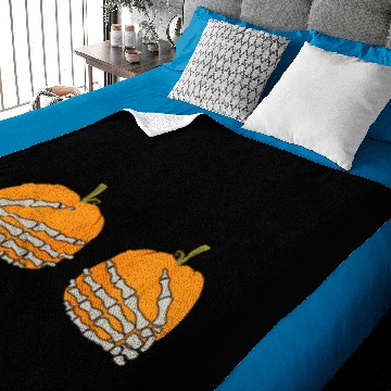 Discover Skeleton Pumpkins Boobies Baby Blankets