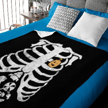 Discover Halloween Skeleton Baby Blankets