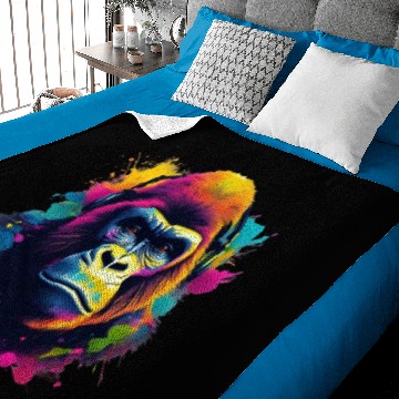 Discover Gorilla headphone Baby Blankets