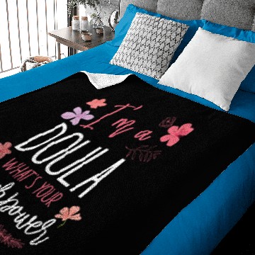 Discover Doula Birth Worker I'm A Doula Baby Blankets