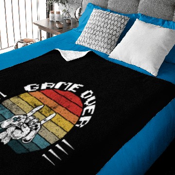Discover GAME OVER Baby Blankets