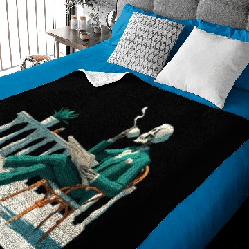 Discover Preppy skeleton Baby Blankets