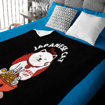 Discover Japanese Cat Baby Blankets