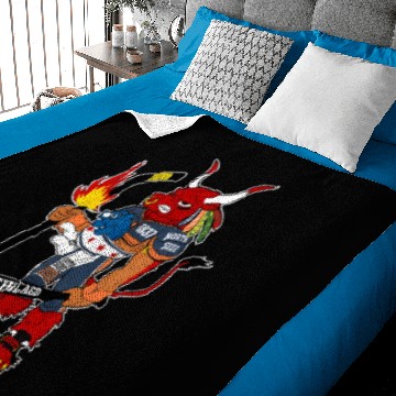Discover Beast from Creatureopolis Chicago Baby Blankets