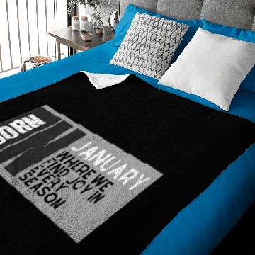 Discover Joyful January Baby Blankets