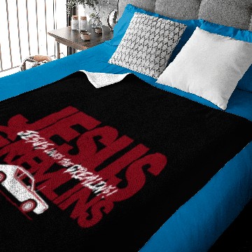 Discover Jesus Loves the Gremlins! Baby Blankets