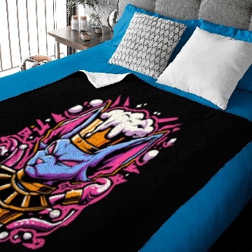 Discover Beerus Sama Chef Master Baby Blankets