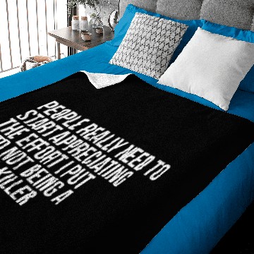 Discover Serial Killer sarcasm Baby Blankets