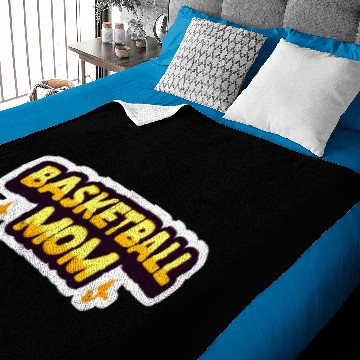 Discover Proud Basketball Mom Baby Blankets