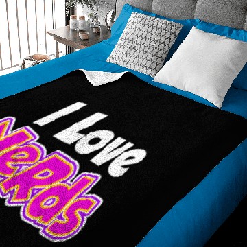 Discover I Love Nerds Baby Blankets