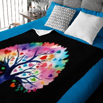 Discover Heart tree Baby Blankets