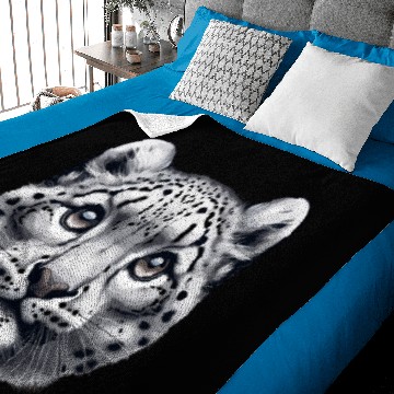 Discover Snow Leopard Leopard White Leopard Baby Blankets