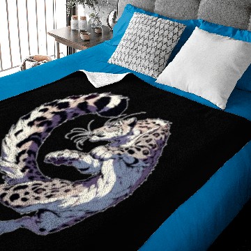 Discover Snow Leopard Leopard White Leopard Baby Blankets