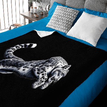 Discover Snow Leopard Leopard White Leopard Baby Blankets