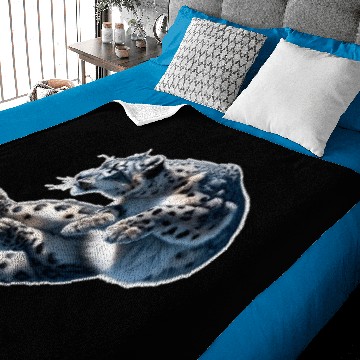 Discover Snow Leopard Leopard White Leopard Baby Blankets