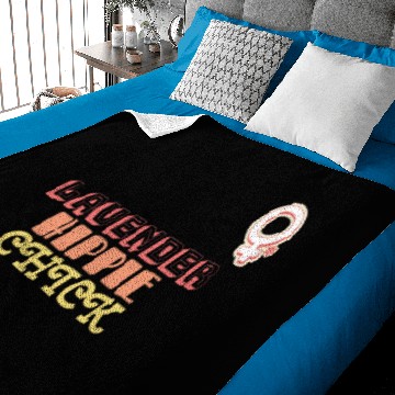 Discover Aromatherapy Lavender Hippie Chick Baby Blankets