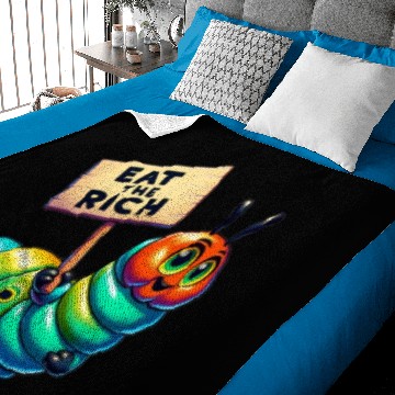 Discover Eat The Rich Baby Blankets