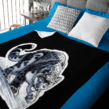 Discover Snow Leopard Leopard White Leopard Baby Blankets