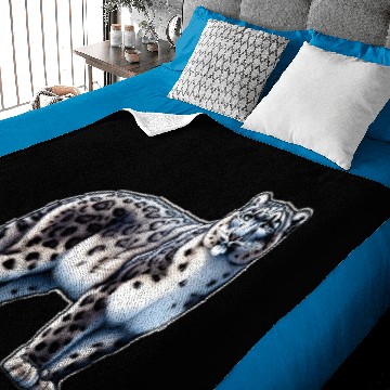 Discover Snow Leopard Leopard White Leopard Baby Blankets