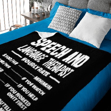 Discover SLP Speech Therapist Speech Language Pathologist Baby Blankets