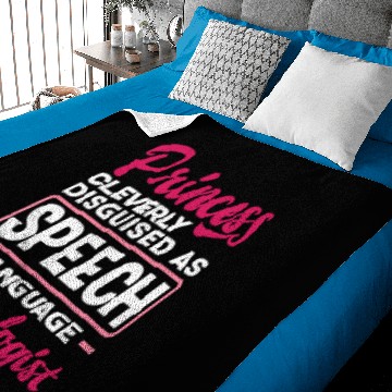 Discover SLP Speech Therapist Speech Language Pathologist Baby Blankets