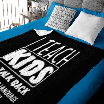 Discover SLP Speech Therapist Speech Language Pathologist Baby Blankets