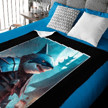 Discover Shark Attack Baby Blankets