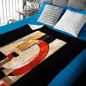 Discover Celestial Elegance: Abstract Exploration in Beige, Baby Blankets